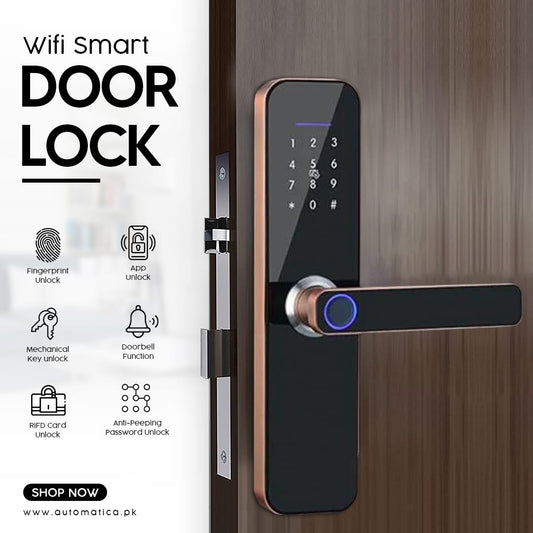 WiFi Smart Door Lock DFS (Rose Gold)