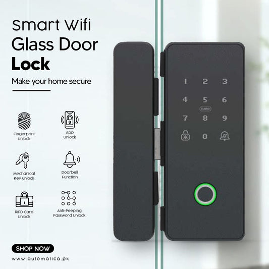 Smart WiFi Glass Door Lock